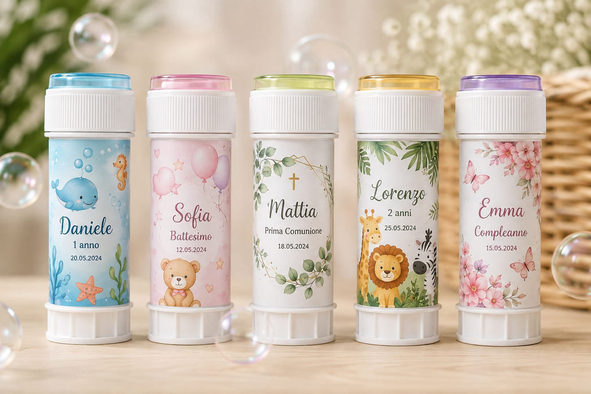 Bollo di sapone personalizzate per feste ed eventi